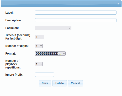 Multidigit box configuration form